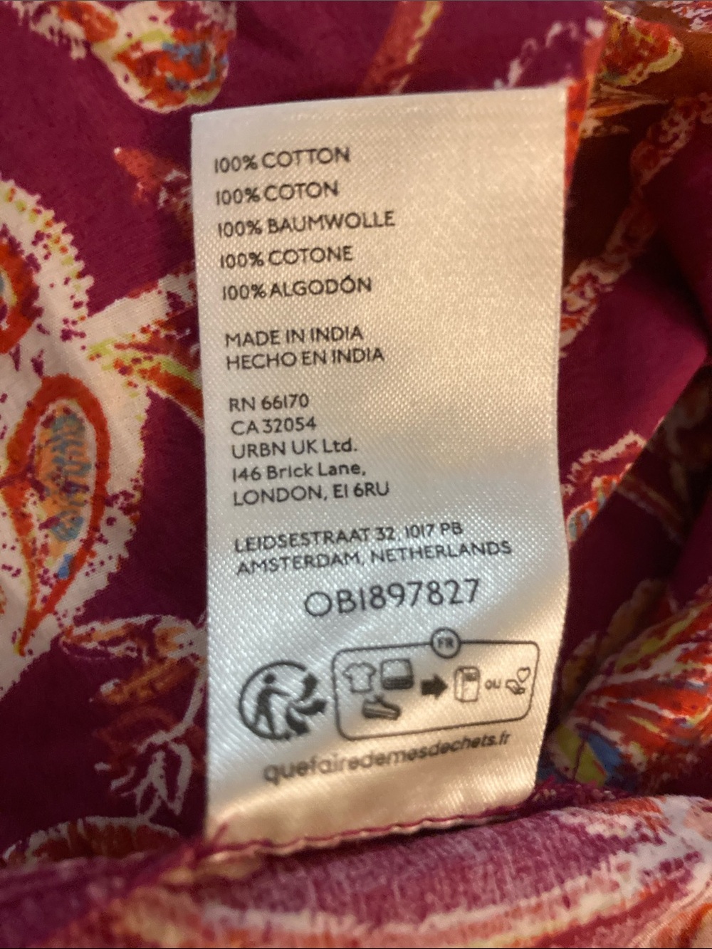 Free People Bluebell Maxi Dress Pink and Burgundy Floral in Colorway magenta Com - Picture 11 of 15
